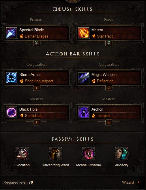 lod meteor wizard build